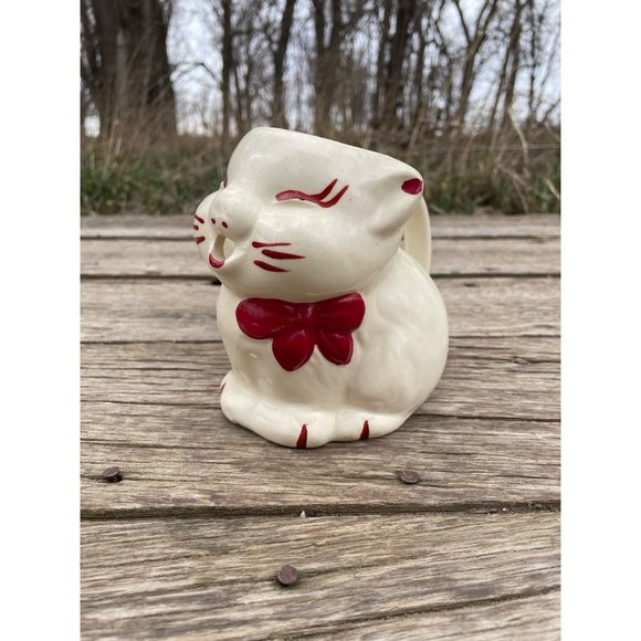 Vintage Shawnee Pottery Puss & Boots Cat Creamer Pitcher - Picture 12 of 12